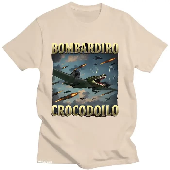 Bombardiro Crocodile drôle cerveau confort t-shirts bizarre Meme