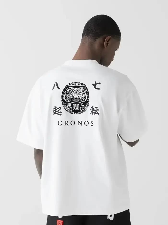 T-shirt Homme CRONOS TOMOSHIBI SERIES DARUMA S/S – Motif Japonais