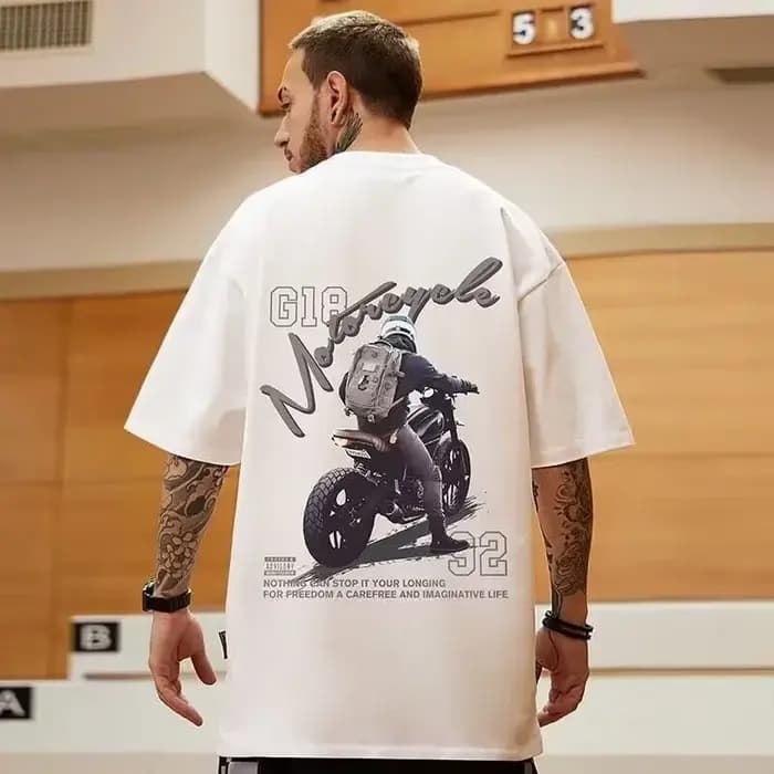 T-shirt imprimé vintage américain pour homme, manches courtes, col rond, en coton, style streetwear, décontracté, gothique, Y2K, pour l'été