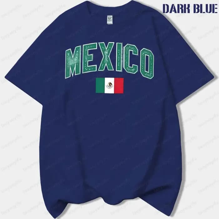 Jour de l'indépendance mexicain femme graphique t-shirts Viva mexique homme été haute qualité coton t-shirt mode décontracté extérieur hauts