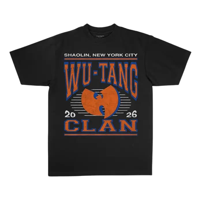 T-shirt unisexe 100% coton Wu-Tang Clan Shaolin NYC Takeover Merch 2026 pour hommes et femmes