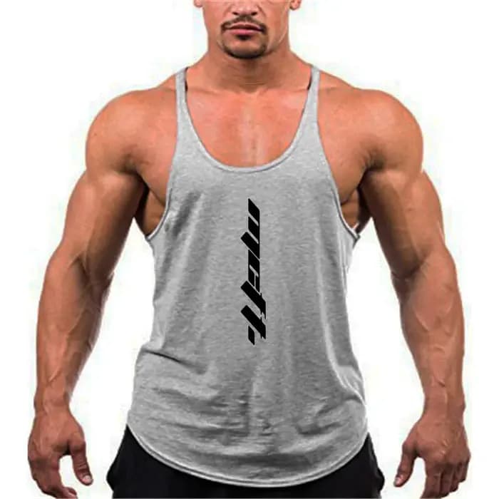 Vêtements de sport pour hommes débardeurs de musculation Fitness entraînement chemise sans manches coton gilet de