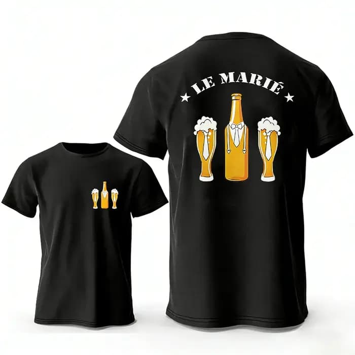 T-shirts graphiques pour hommes 2026 Équipe du Marié EVG TEAM
