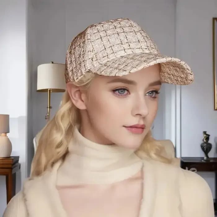 Casquette de baseball à carreaux – légère