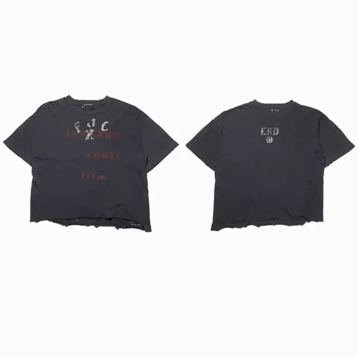 T-shirts à manches courtes en coton rouge pour hommes et femmes