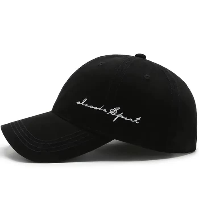 Casquette de baseball FS Marron Vert à lettres pour Hommes et Femmes