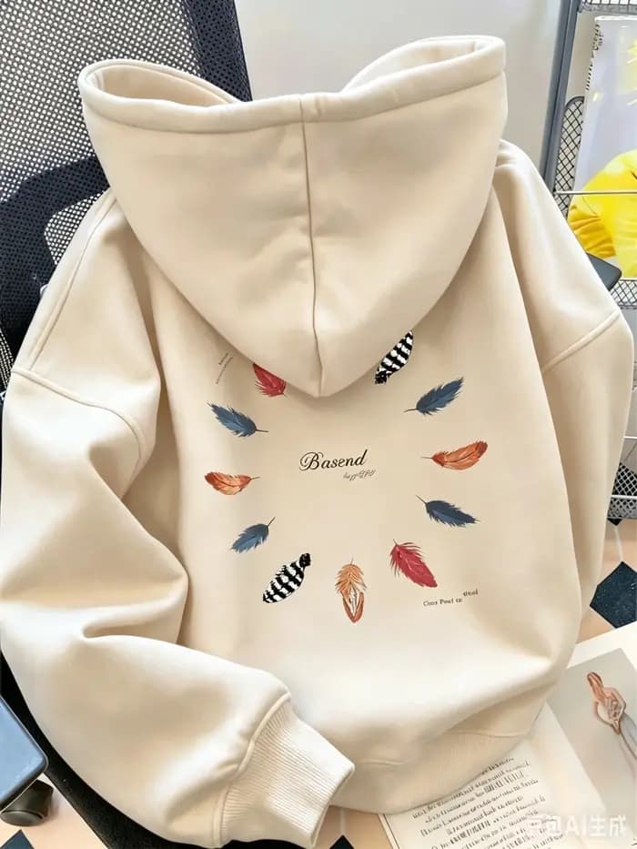Sweat-shirt à capuche épais pour homme