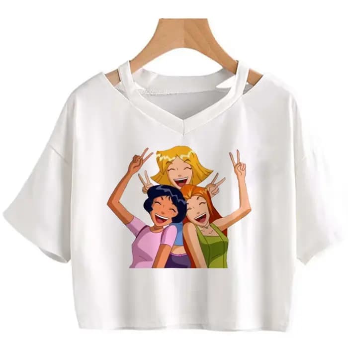 Totally Spies t-shirt femmes été graphique t-shirt femme anime vêtements
