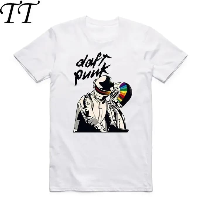 2019 Daft Punk hommes femmes t-shirt été à manches courtes groupe de musique française