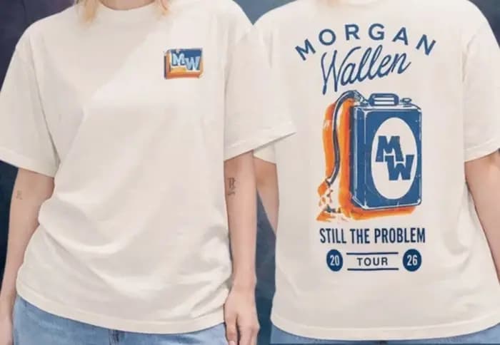 T-Shirt Morgan Wallen Merch Still The Problem Tour 2026