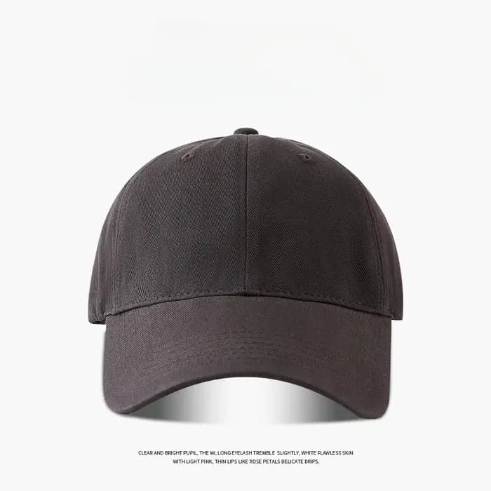Casquettes de Baseball grande taille couleur unie grosse tête homme coton doux Plus