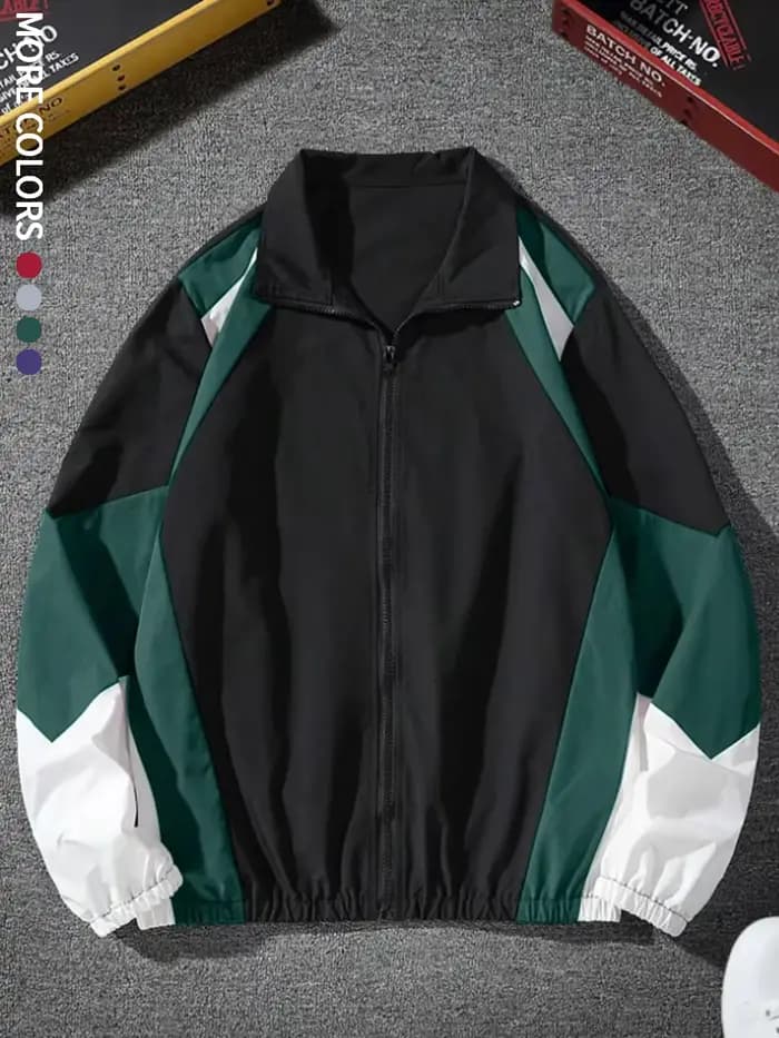 Veste colorée pour hommes, légère, décontractée, voyage, coupe-vent et résistante à l'usure, tissu d