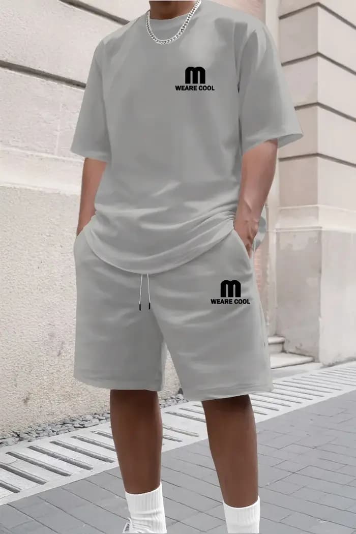 T-shirt noir pour homme à manches courtes