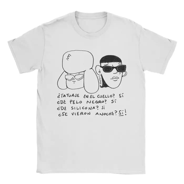 Paco Amoroso et Ca7riel T-Shirt de dessin animé hommes femmes Vintage pur coton t-shirts col rond à
