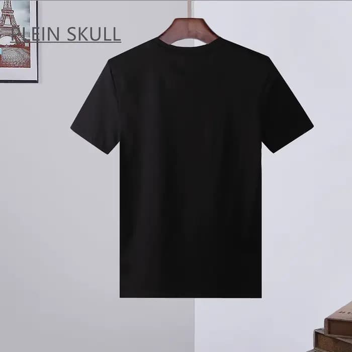 PLEIN crâne imprimé respirant T-shirt hommes rue gothique ample