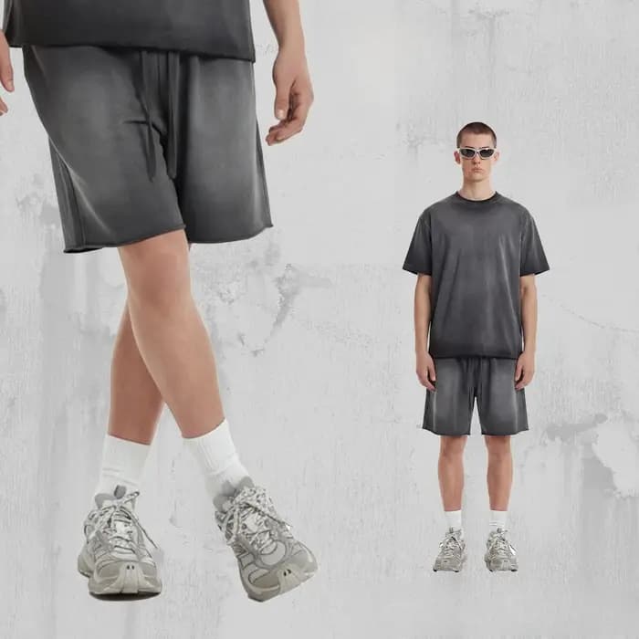 T-shirt et short décontractés polyvalents de marque