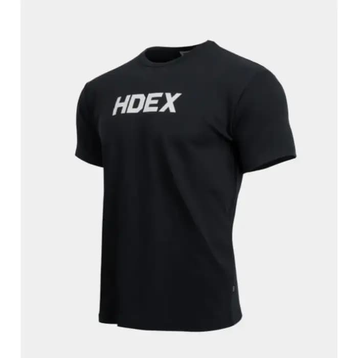T-shirt noir imprimé pour homme, t-shirt à manches courtes et col rond qui évacue l'humidité, adapté
