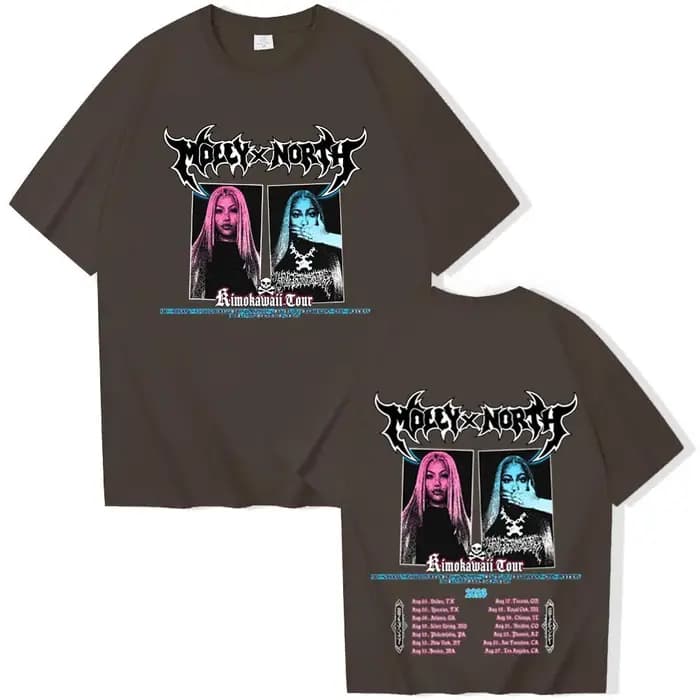 T-shirt North West Molly Santana Kimokawaii Tour pour homme et femme