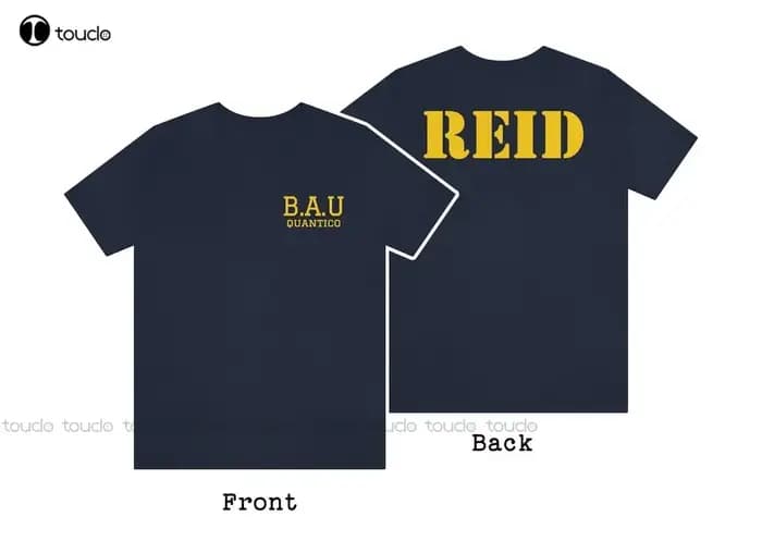 Bau-T-Shirt Vintage Spformerly Reid, Version Avant et Arrière, Minds, Série Tv, Criminel, Chemise Gr