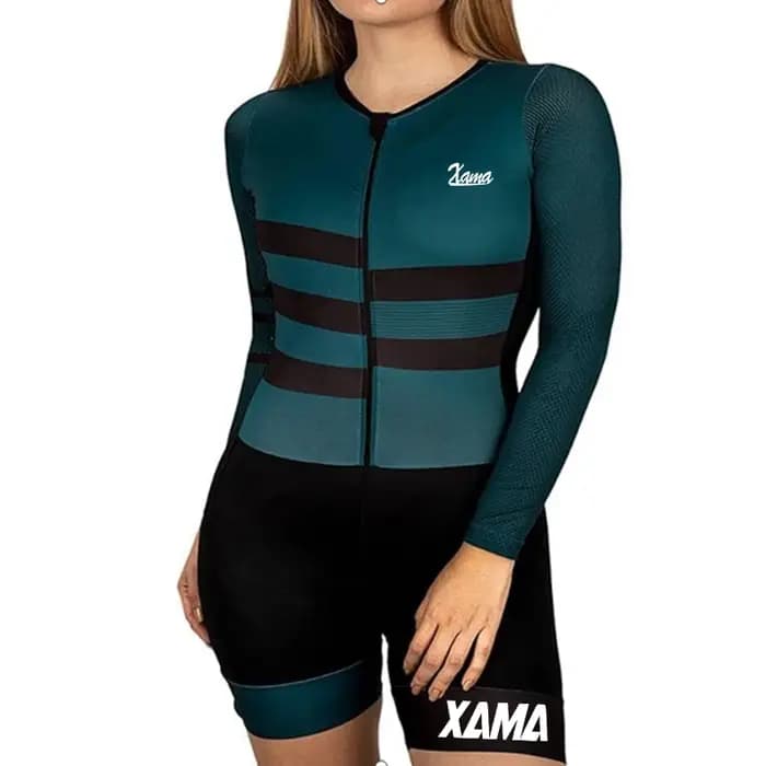 XAMA nouveaux vêtements de cyclisme pour femmes Macaquinho VTT