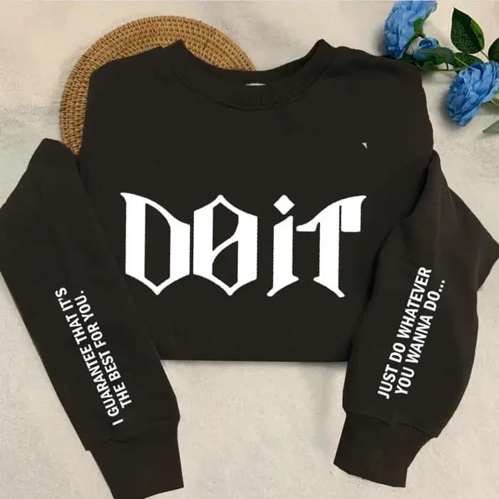 Do It col rond sweat femmes hommes rose Kpop Fan Merch SKZ sweats pull à manches longues