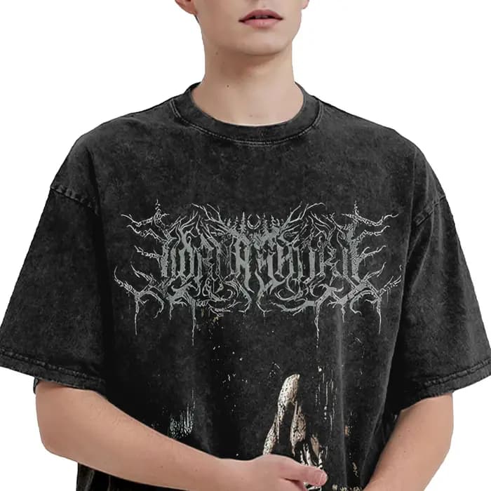 Lorna Shore t-shirts Hip Hop lavé 100% coton surdimensionné T-Shirt nouveauté pour hommes haut pour femme Streetwear graphique imprimé t-shirts