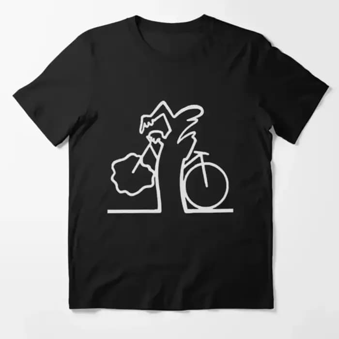Drôle Meme hauts créatif La Linea la ligne Osvaldo Cavandoli TV T-Shirt hommes mode femmes t-shirts Streetwear