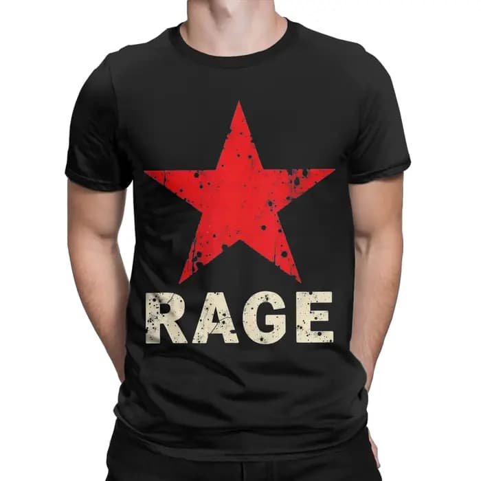 T-shirt en coton Rage Against the Machine pour adultes