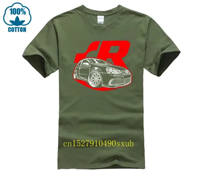 Golf MK5 R32 t-shirt hommes haute qualité col rond cool homme T-shirt
