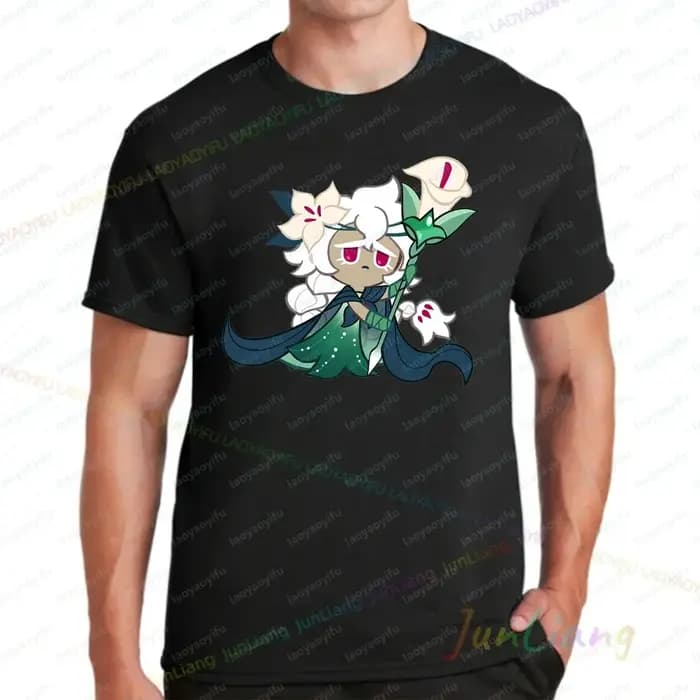 Biscuit à la fleur de lys blanche! Run Kingdom – haut Vintage Harajuku Streetwear