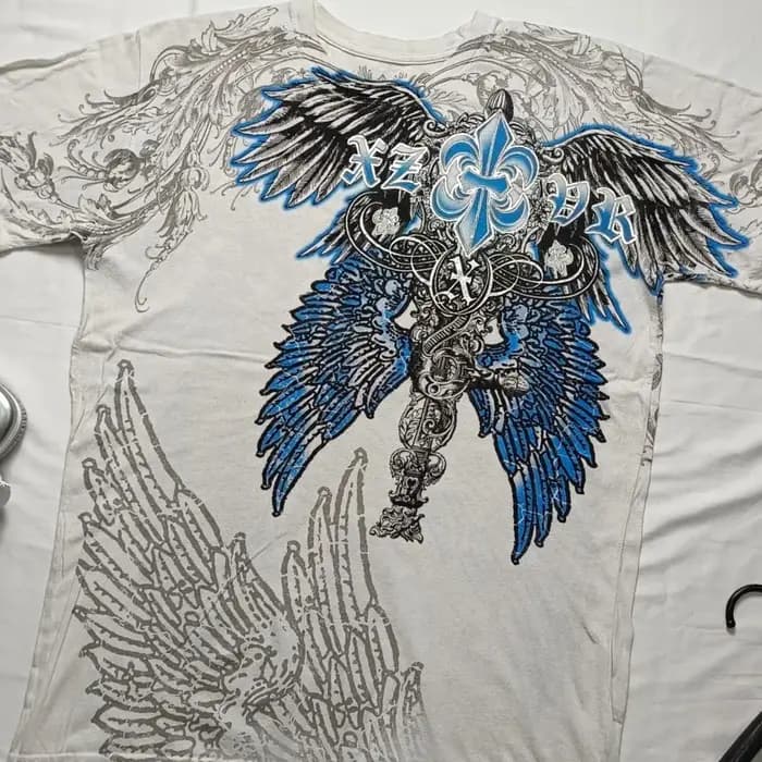 2000s Xzavire coton manches courtes homme Vintage Harajuku rue marée mode femmes amoureux T-shirt