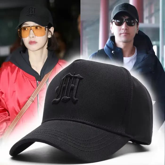 Casquette de baseball coréenne à large bord pour têtes de grande envergure