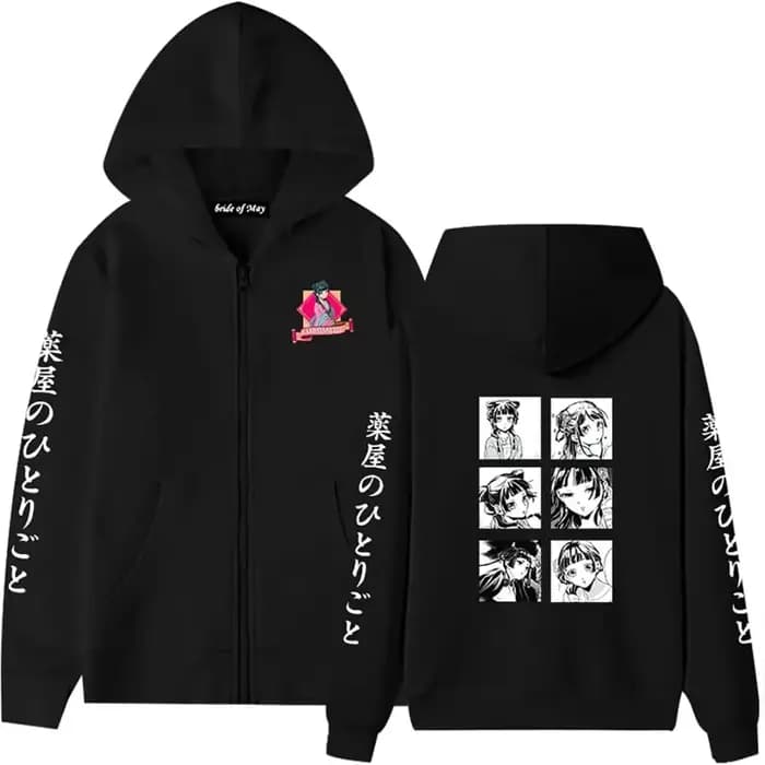 Sweat à capuche Anime Apothecary Diaries pour hommes et femmes