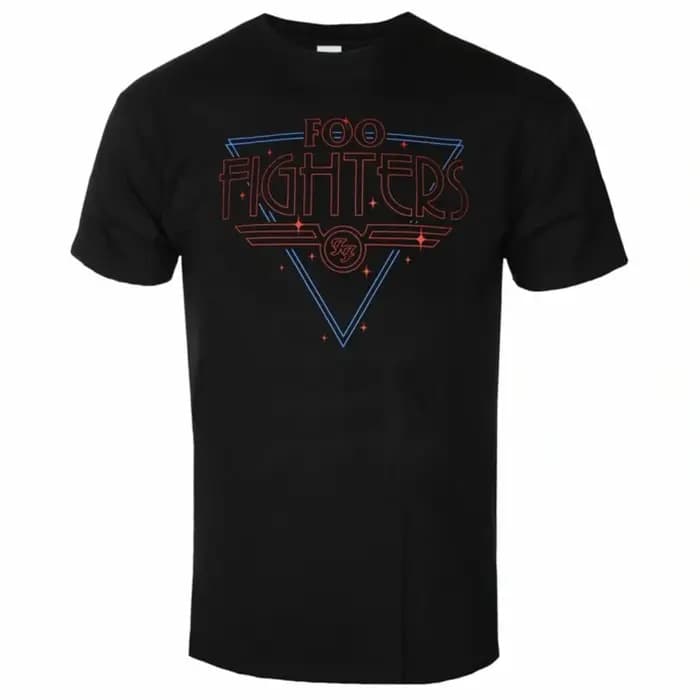 Foo Fighters - T-shirt en coton respirant avec imprimé inspiré des étoiles arquées