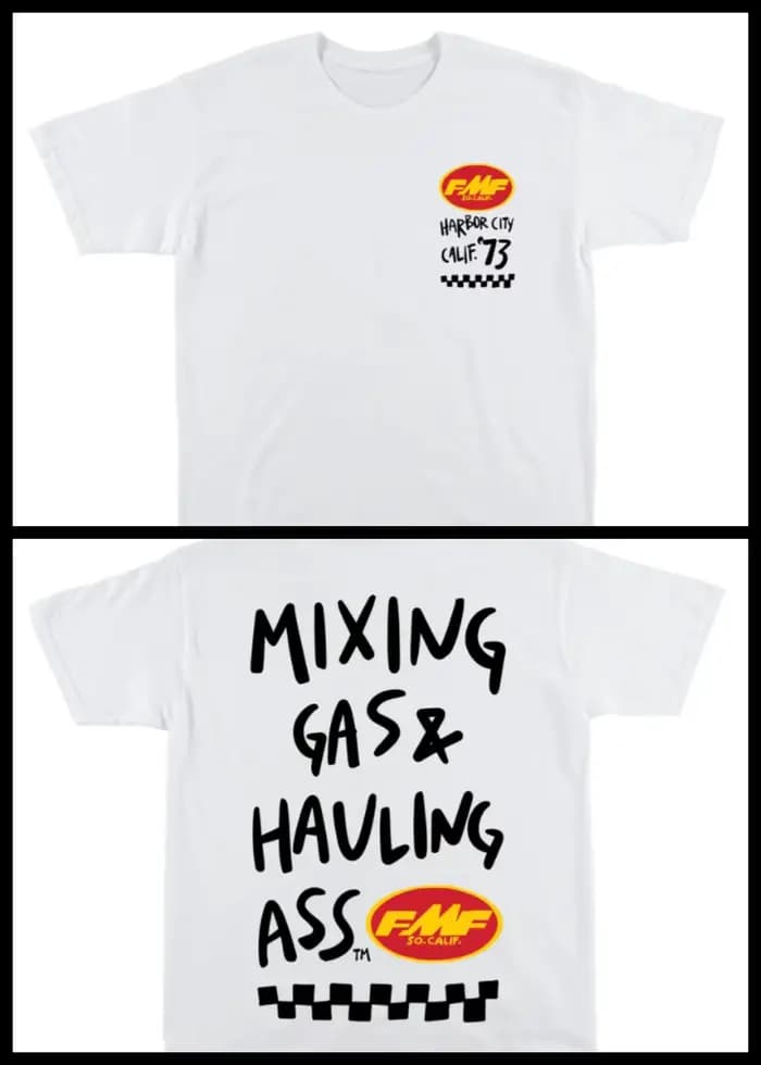 T-shirt unisexe FMF Slogan Off Road 2026 pour hommes et femmes, en coton, style Y2K, mode sportive,