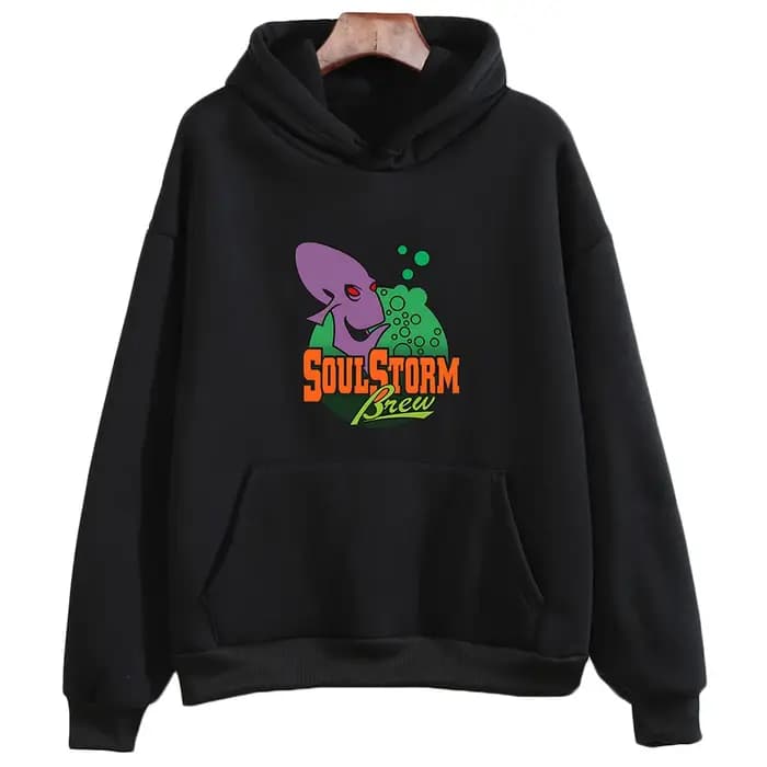 Oddworld-Sweat à capuche avec impression graphique