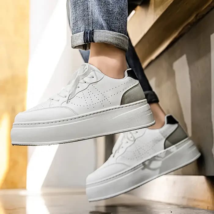Baskets blanches pour hommes