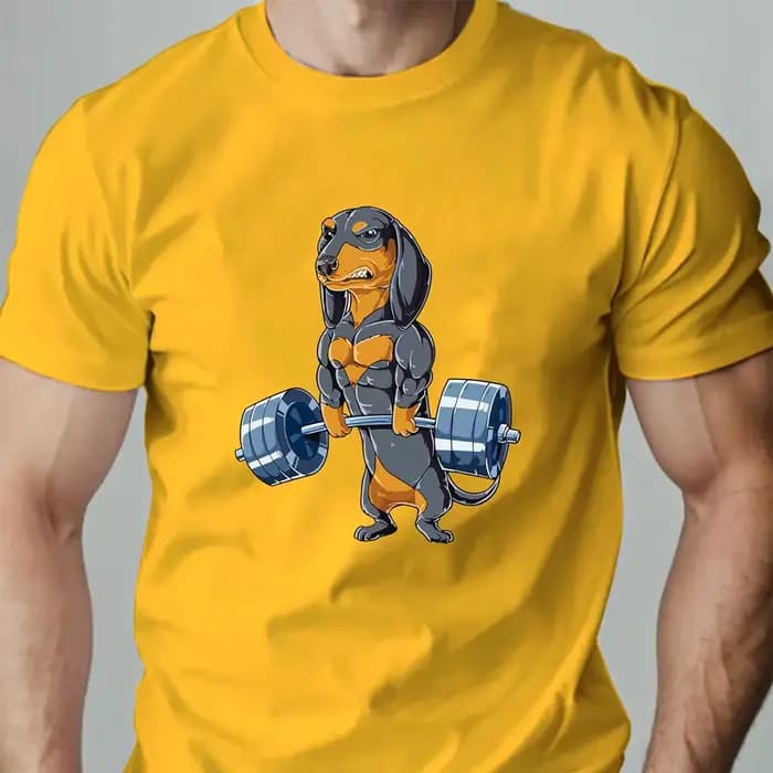 T-Shirt de sport 100% coton pour hommes