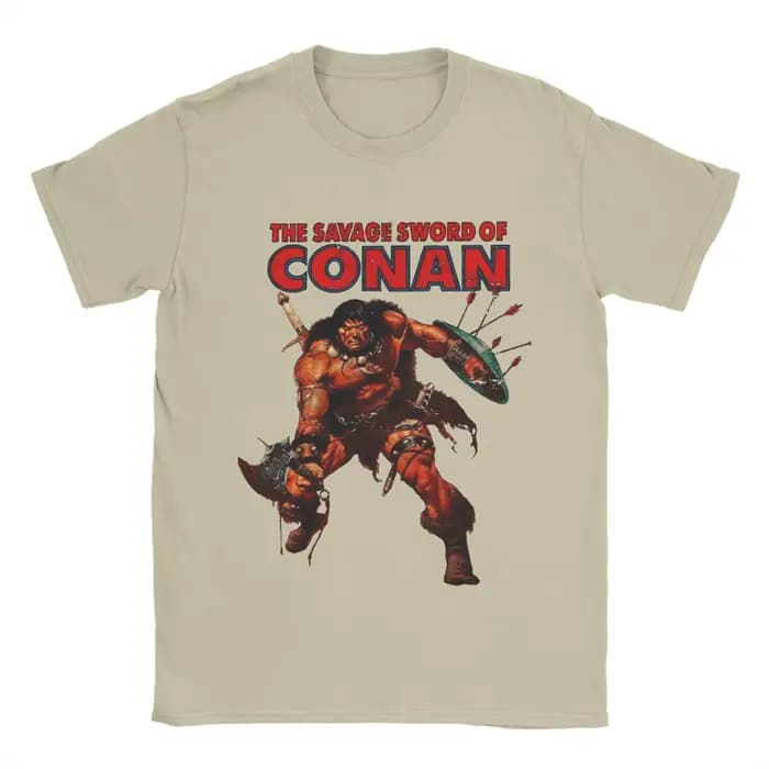 Conan le barbare T-Shirt été film nouveauté t-shirts Couple coton col rond Plus vêtements à manches courtes esthétique