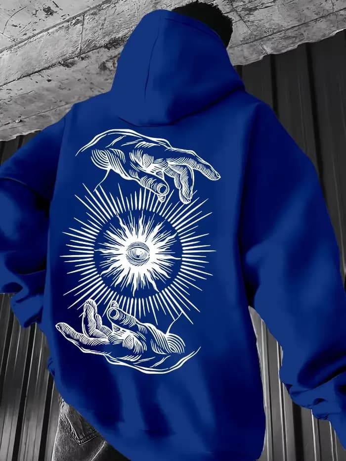Sweat-shirt à capuche personnalisé à thème sombre pour hommes