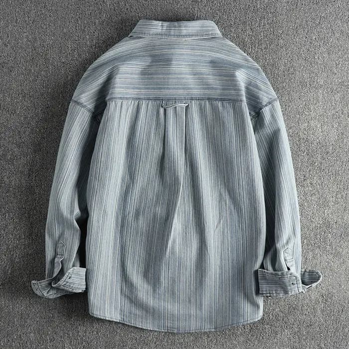 Chemise décontractée à manches longues pour hommes