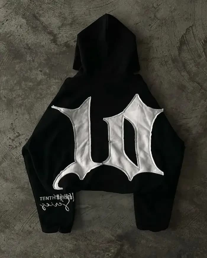 Y2K sweat à capuche Hip Hop rétro Patch broderie noir sweat à capuche surdimensionné hommes femmes g