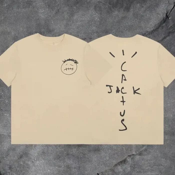T-shirt Travis Scott co-marqué pour hommes et femmes