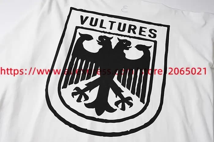 T-Shirt à Manches sulfKanye West Fellow tures YZY pour Homme et Femme