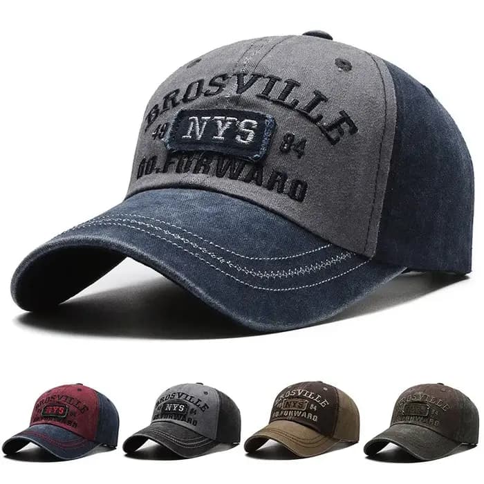 Casquette de baseball brodée décontractée Four Seasons pour hommes