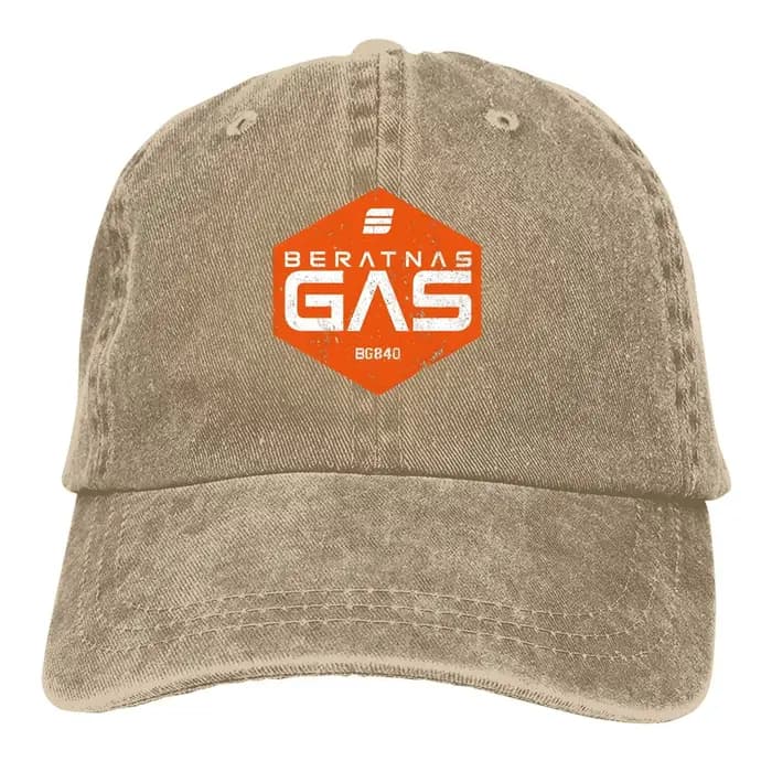 Beratnas-Casquette de Baseball Orange Gaz pour Homme et Femme