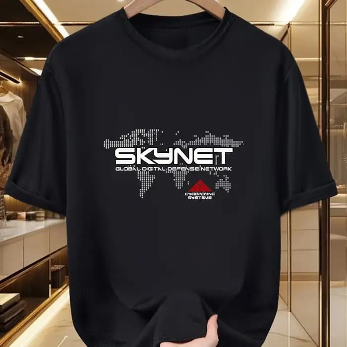 T-shirt graphique pour homme - T-shirt d'été à manches courtes imprimé et accrocheur, design futuris
