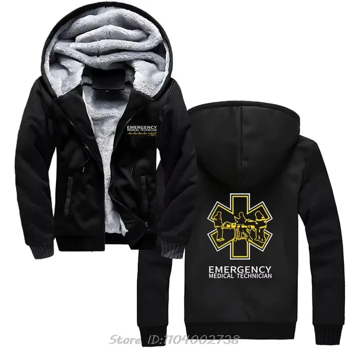 Sweat à capuche zippé en coton pour hommes