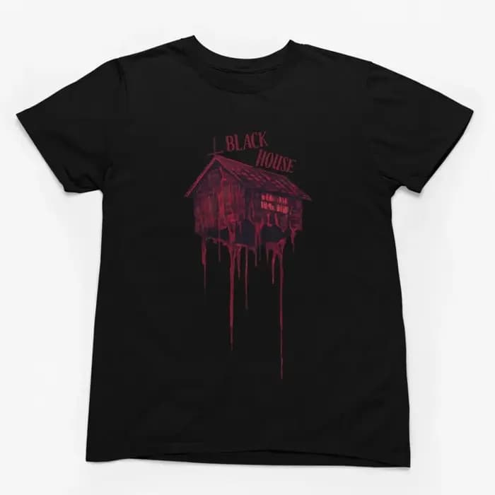 T-shirt Dorohedoro Black House, style rétro manga sombre, pour hommes et femmes, en coton, idéal pour l'été, streetwear cool, cadeau pour les amateurs d'animation sombre