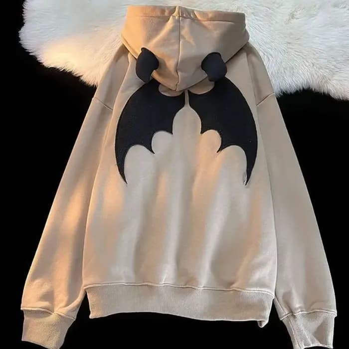 Sweat-shirt à capuche zippé unisexe style vintage Harajuku Hip Hop Streetwear Y2K Grunge esthétique